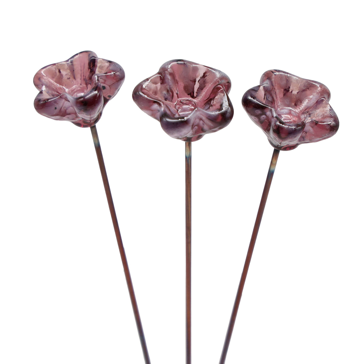 Purple Glass Star Flower