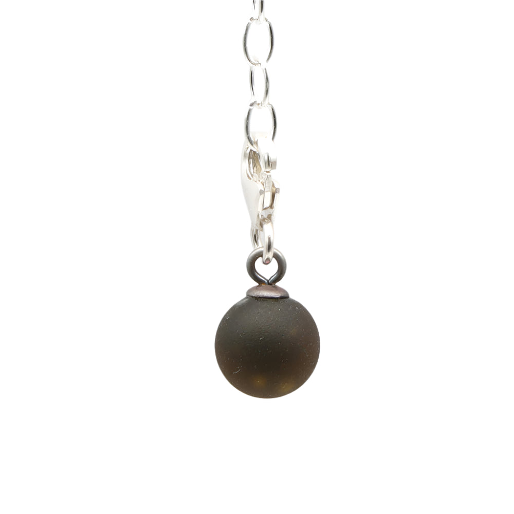 Frosted Marmite Jar Tiny Ball Charm