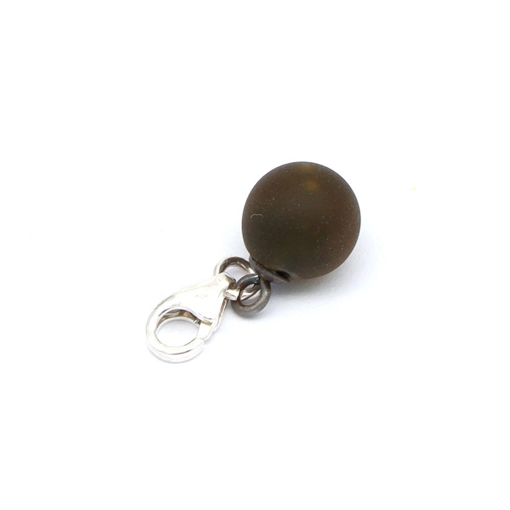 Frosted Marmite Jar Tiny Ball Charm