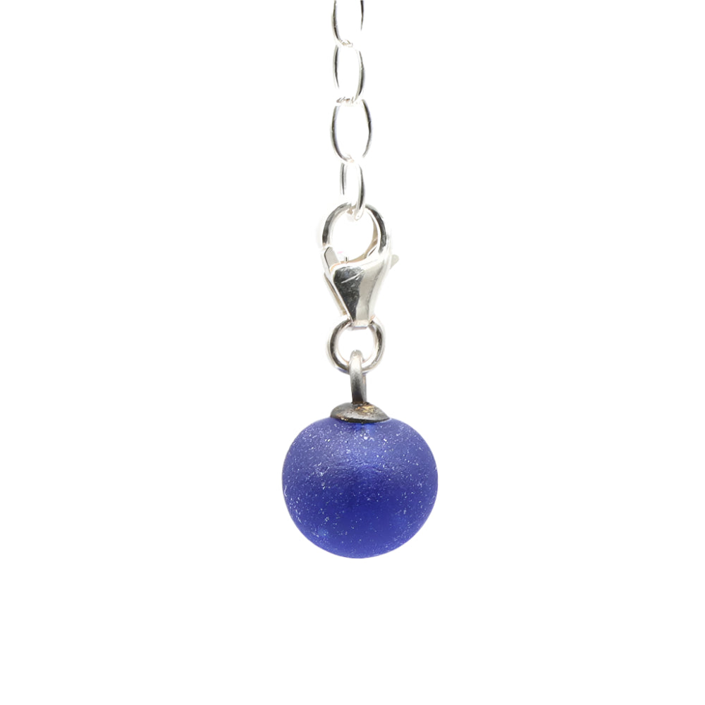 Frosted Sherry Bottle Tiny Ball Charm