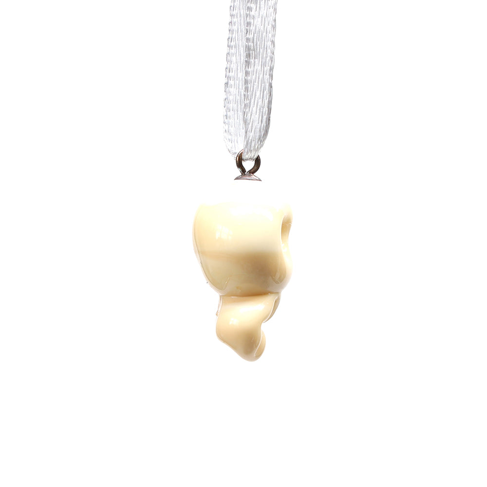 Tiny Glass Skull Hanging Decoration