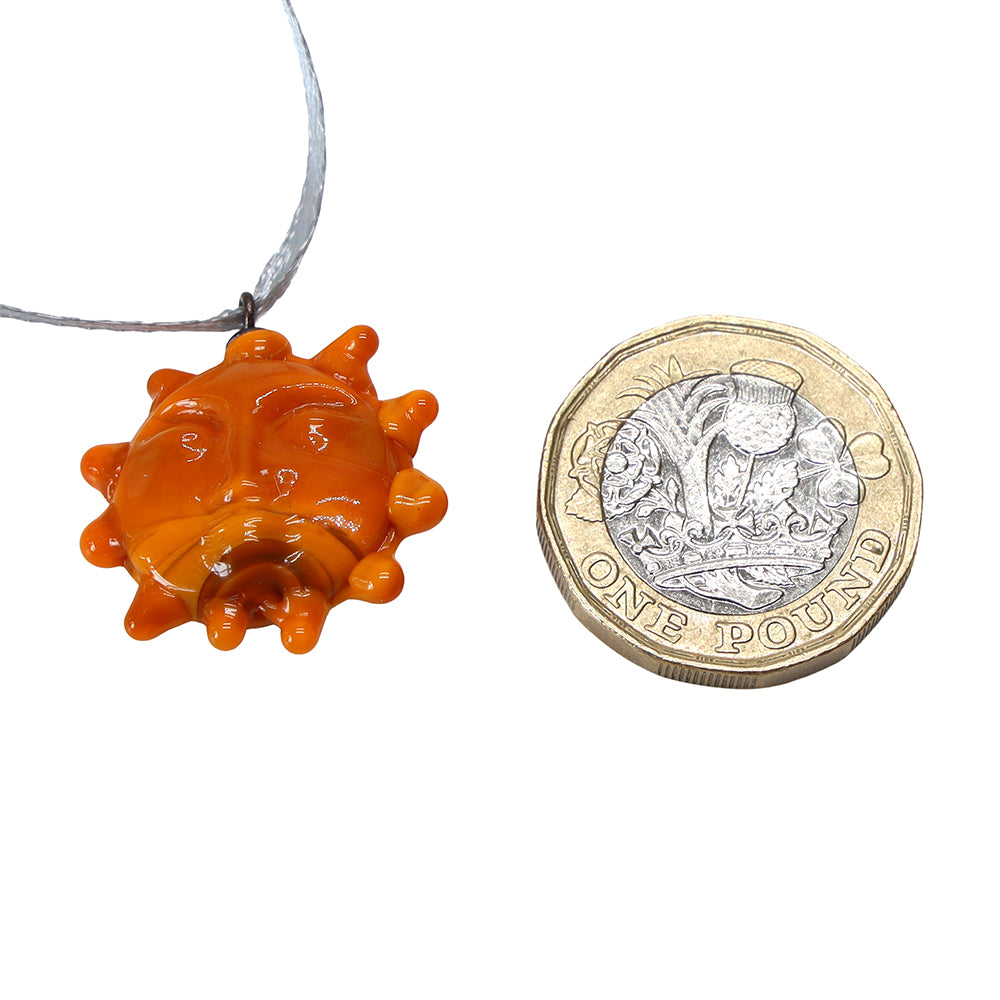 Tiny Glass Sun Hanging Decoration
