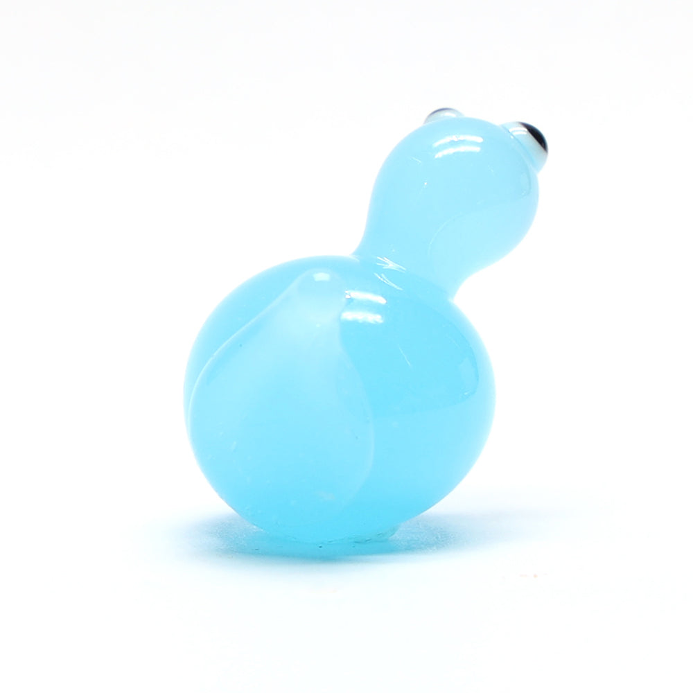 Turquoise Opal Glass Duck