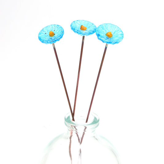 Turquoise Transparent Speckles