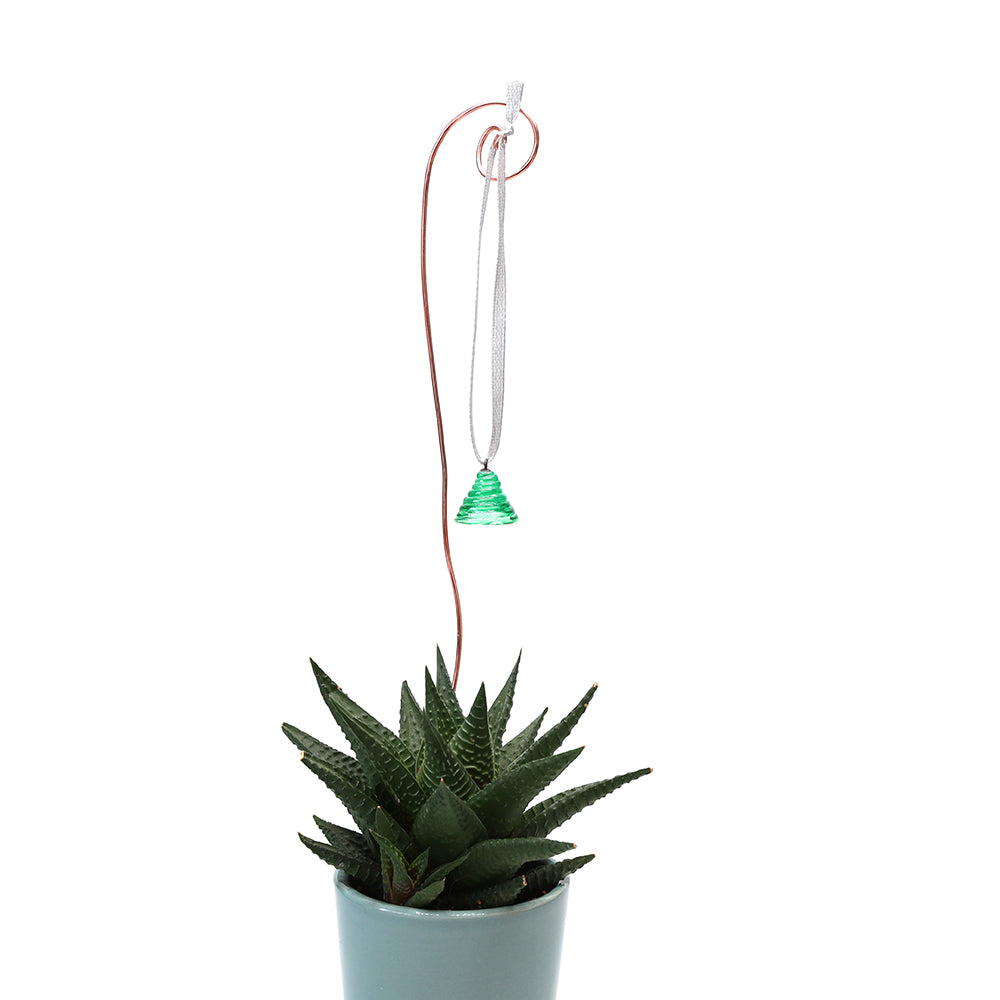 Tiny Glass Christmas Tree Hanging Decoration
